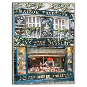Masterpiece Parisian Sweet Shop by Studio Arts Framed Wall Art