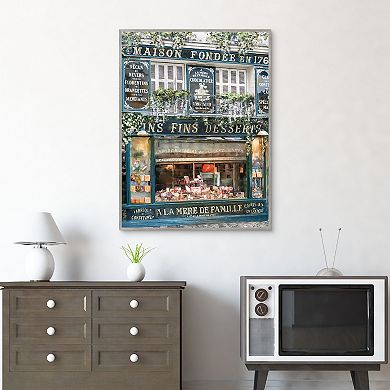 Masterpiece Parisian Sweet Shop by Studio Arts Framed Wall Art