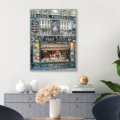 Masterpiece Parisian Sweet Shop by Studio Arts Framed Wall Art