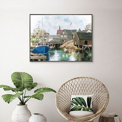 Masterpiece Peggy's Cove by Studio Arts Framed Wall Art