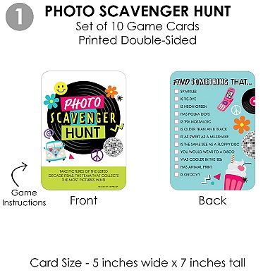 Big Dot Of Happiness Through The Decades - Party Games Gamerific Bundle