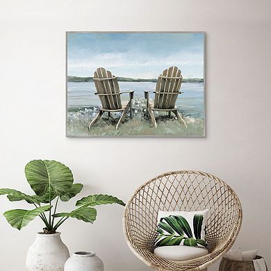 Masterpiece Sunday at the Lake by Studio Arts Framed Wall Art