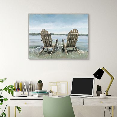 Masterpiece Sunday at the Lake by Studio Arts Framed Wall Art