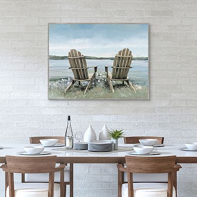 Masterpiece Sunday at the Lake by Studio Arts Framed Wall Art