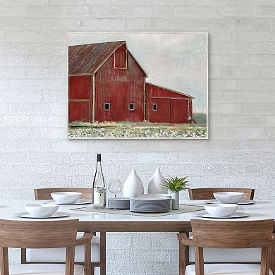 Masterpiece The Red Barn by Studio Arts Framed Wall Art
