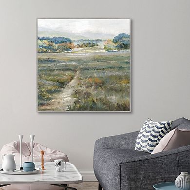 Masterpiece Spring Mountains Square by Studio Arts Framed Wall Art
