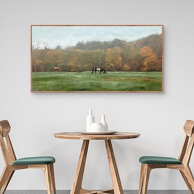 Masterpiece Autumn Grazers by Studio Arts Framed Wall Art
