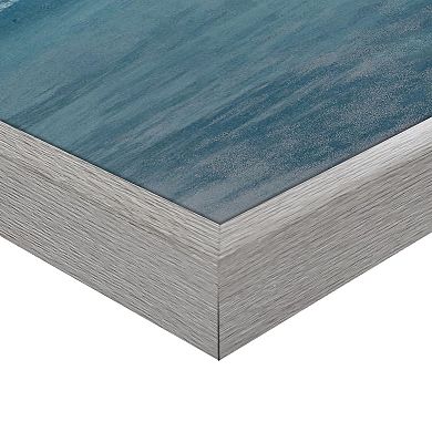 Masterpiece Lakeside Blues II Panel By Studio Arts Framed Wall Art