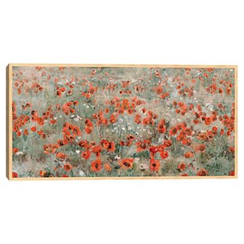 Masterpiece Poppy Meadow By Studio Arts Framed Wall Art