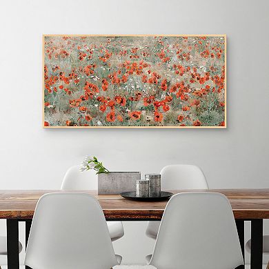 Masterpiece Poppy Meadow By Studio Arts Framed Wall Art