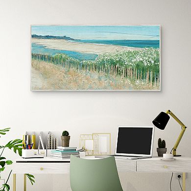 Masterpiece Shoreline Wildflowers by Studio Arts Framed Wall Art