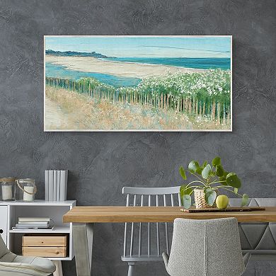 Masterpiece Shoreline Wildflowers by Studio Arts Framed Wall Art