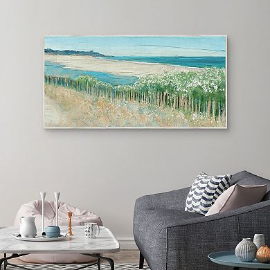 Masterpiece Shoreline Wildflowers by Studio Arts Framed Wall Art