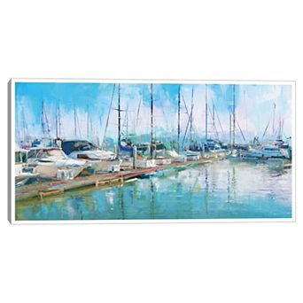 Masterpiece Summer Harbor by Studio Arts Framed Wall Art
