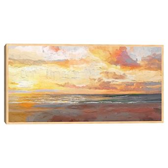 Masterpiece Sunset Tides by Studio Arts Framed Wall Art