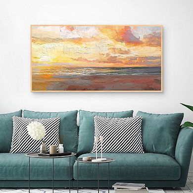 Masterpiece Sunset Tides by Studio Arts Framed Wall Art
