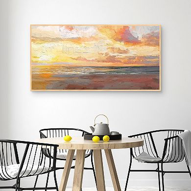 Masterpiece Sunset Tides by Studio Arts Framed Wall Art