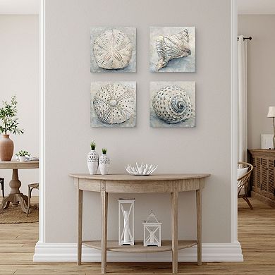 Masterpiece Artisan Shell I - IV by Studio Arts Canvas Wall Art
