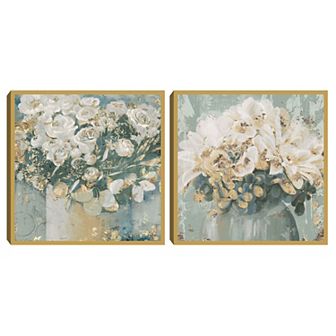 Masterpiece Gilded Cottages I & II By Studio Arts Framed Wall Art