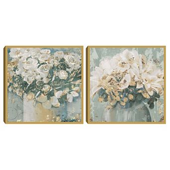 Masterpiece Gilded Cottages I & II By Studio Arts Framed Wall Art