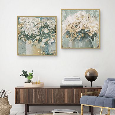 Masterpiece Gilded Cottages I & II By Studio Arts Framed Wall Art