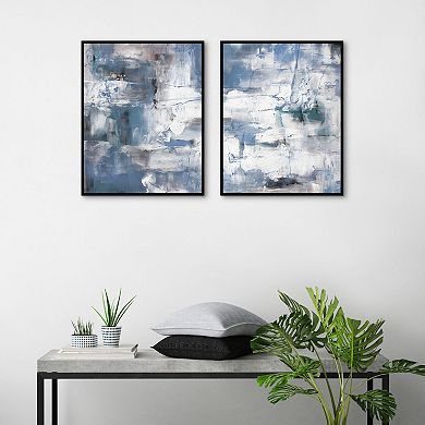 Masterpiece Opus Blue I & II by Studio Arts Framed Wall Art