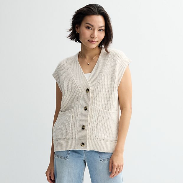 【翌日発送可能】 Women's Vest Sweater Bay + Fourth ニット/セーター