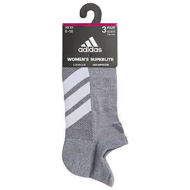 Women's adidas All Day Training No Show Socks 3-Pair Pack