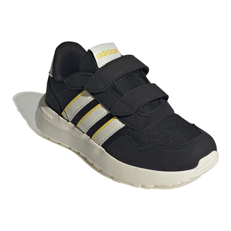 adidas Run 60s Boys Sportswear Running Shoes, Boy's, Size: 12, Black Utility Yellow