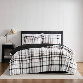 London Fog Charlotte Plaid Comforter Set with Shams