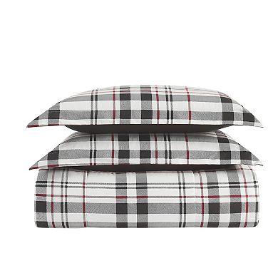 London Fog Charlotte Plaid Comforter Set with Shams