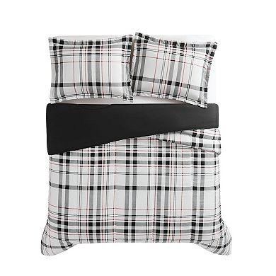 London Fog Charlotte Plaid Comforter Set with Shams