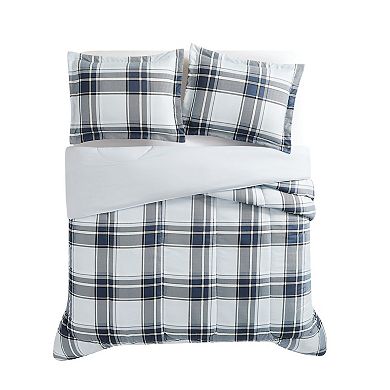 London Fog Nottingham Plaid Comforter Set with Shams