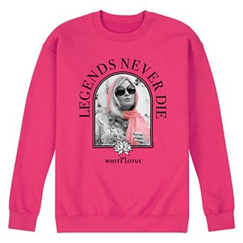 Men's White Lotus Legends Never Die Fleece Sweatshirt
