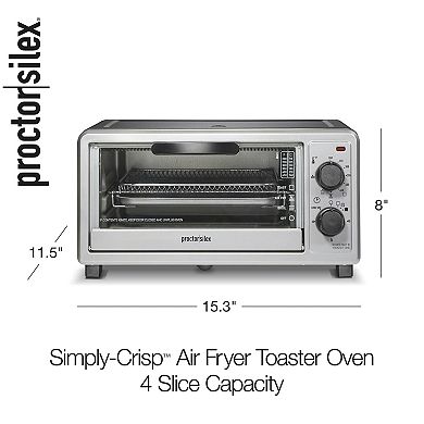 Hamilton Beach Proctor Silex Simply-Crisp Air Fryer Toaster Oven
