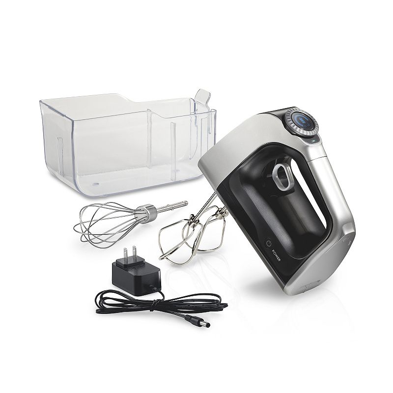 Hamilton Beach Professional Cordless Hand Mixer with Infinite Speed 62673: 20 Speeds, 300W, Dishwasher-Safe Parts, Black
