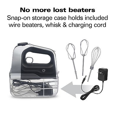 Hamilton Beach Cordless Hand Mixer with Infinite Speed Control