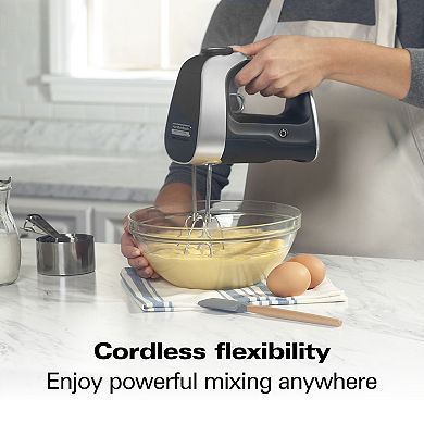 Hamilton Beach Cordless Hand Mixer with Infinite Speed Control