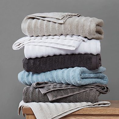 Brooklyn Loom 6-Piece Textured Zero Twist Cotton Towel Set