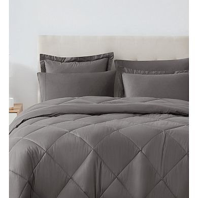 Cannon Solid 3-pc. Oversized Percale Comforter Set