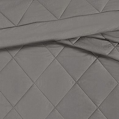 Cannon Solid 3-pc. Oversized Percale Comforter Set
