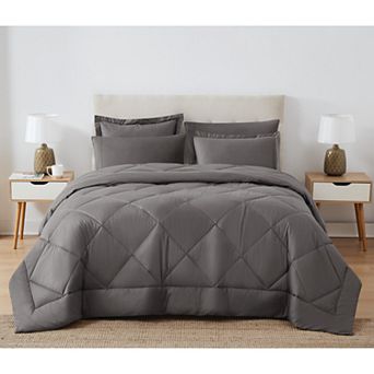 Cannon Solid 3 pc Oversized Percale Comforter Set
