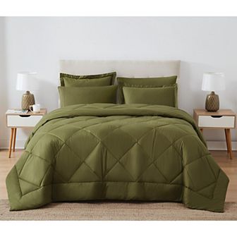 Cannon Solid 3 pc Oversized Percale Comforter Set