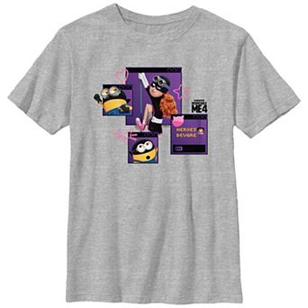 Boys 8-20 Despicable Me 4 Heroes Beware Tabs Graphic Tee