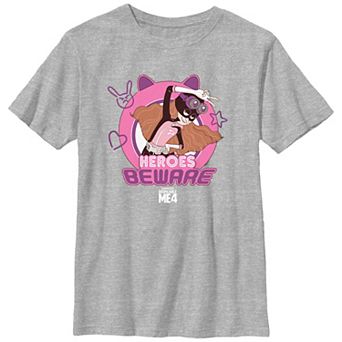 Boys 8-20 Despicable Me 4 Heroes Beware Graphic Tee