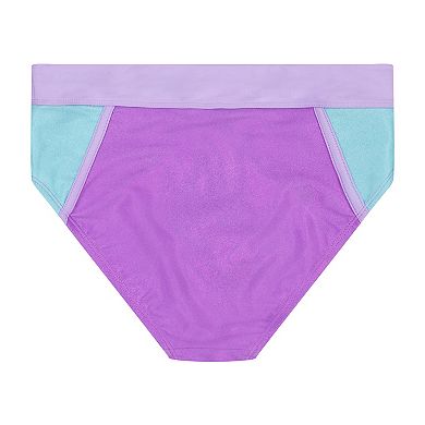 Girls 4-16 ZeroXposur Metallic Color-Block Bikini with Tank Top 2-Piece Swim Set