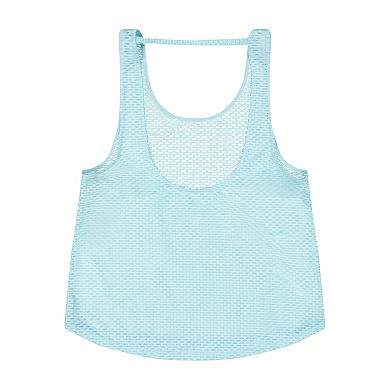 Girls 4-16 ZeroXposur Metallic Color-Block Bikini with Tank Top 2-Piece Swim Set