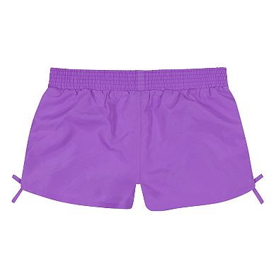 Girls 4-16 ZeroXposur Terrace Zip Front 1-Piece with Shorts 2-Piece Swim Set