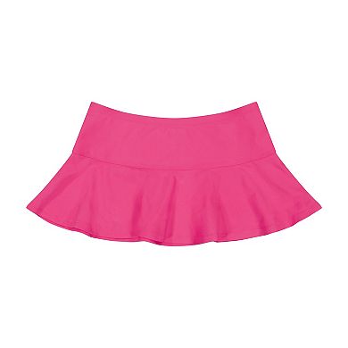 Girls 4-16 ZeroXposur Botany Printed Side 1-Piece with Skirt 2-Piece Swim Set