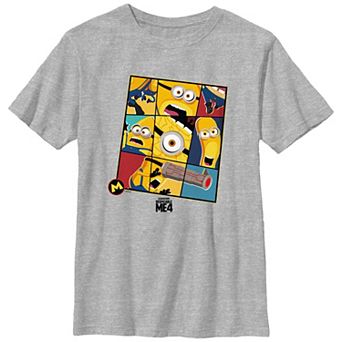 Boys 6-20 Despicable Me 4 Minions Closeups Graphic Tee